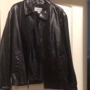 Leather jacket brown